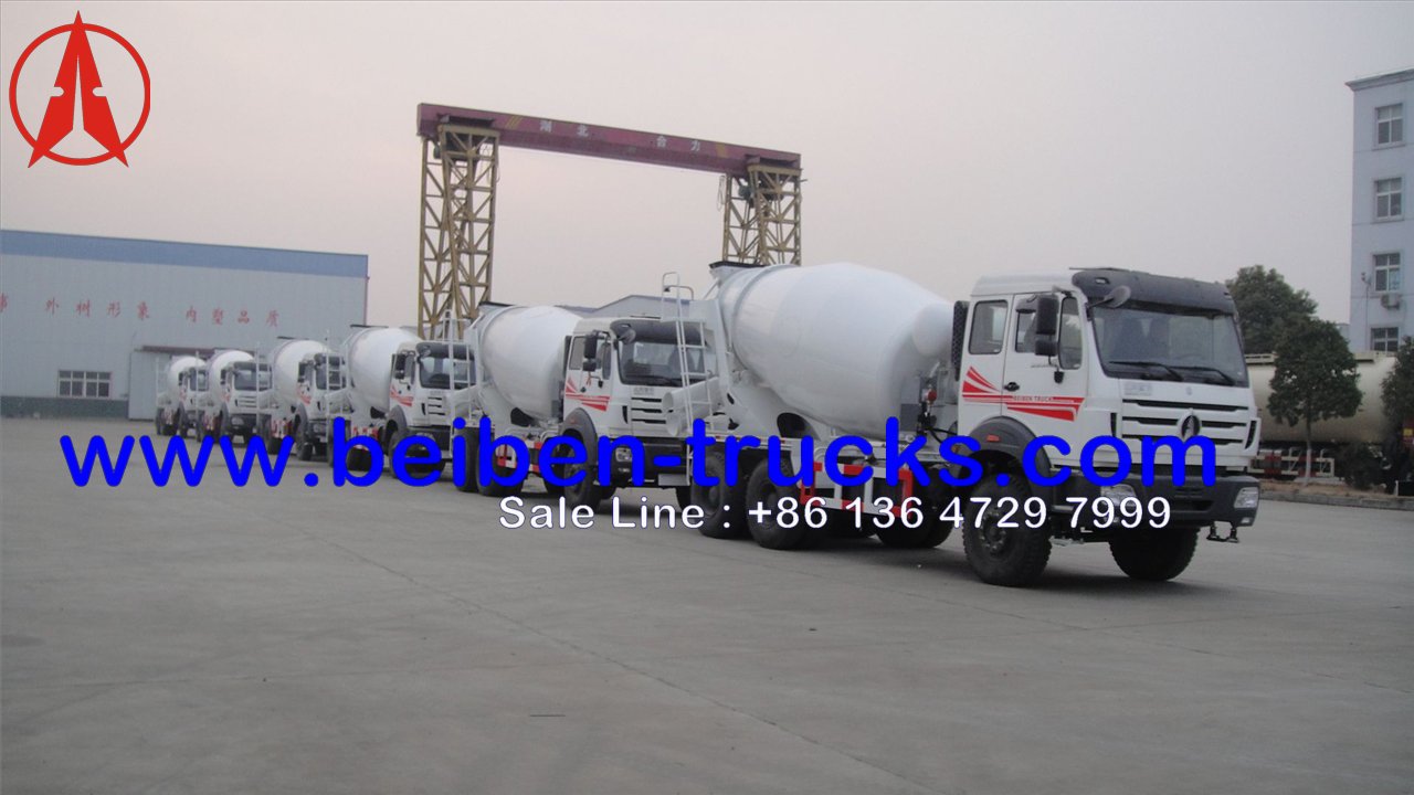 beiben 9 CBM concrete mixer truck