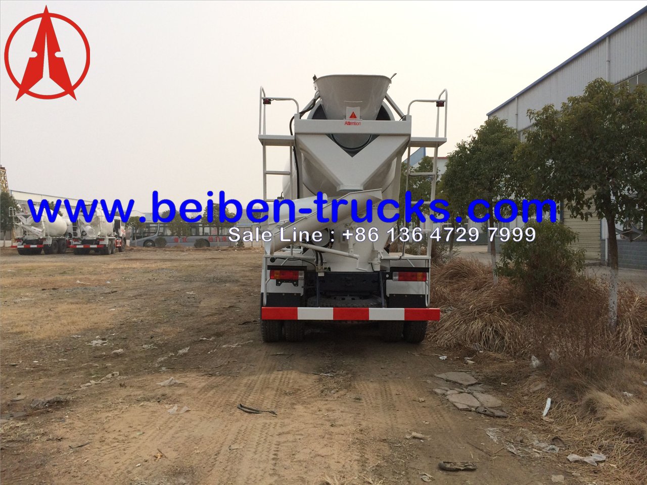 beiben 9 CBM concrete mixer truck