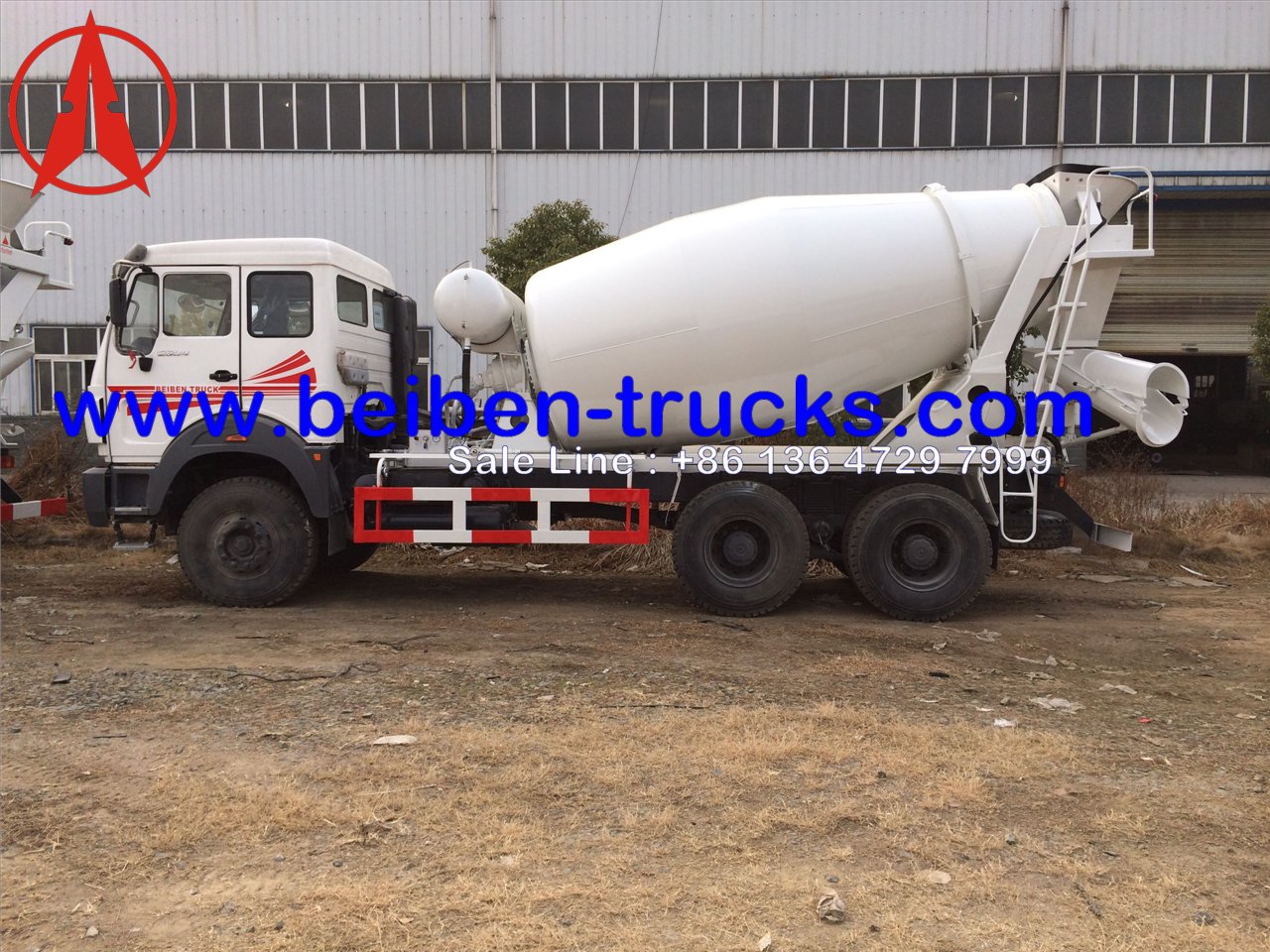 beiben 9 CBM concrete mixer truck