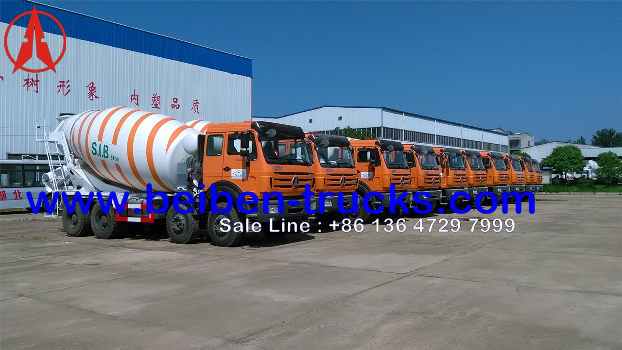 beiben 14 CBM concrete mixer truck manufacturer