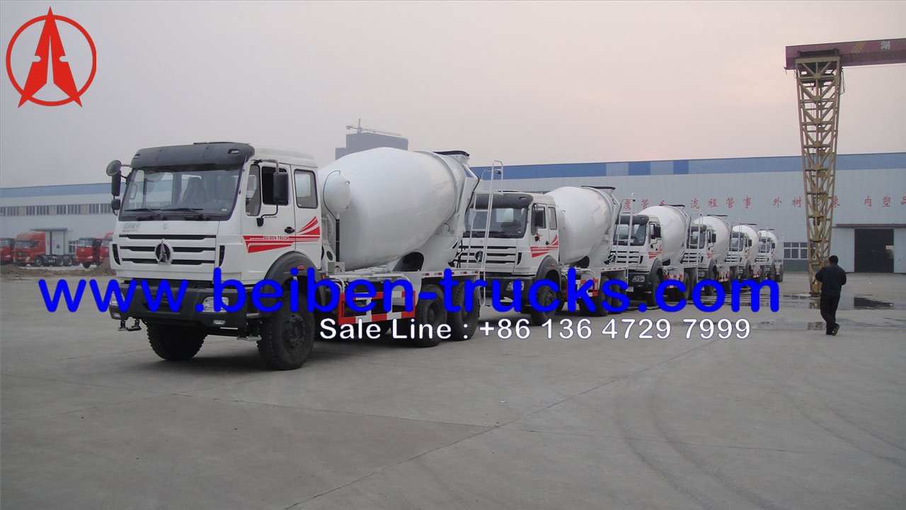 beiben 9 CBM concrete mixer truck