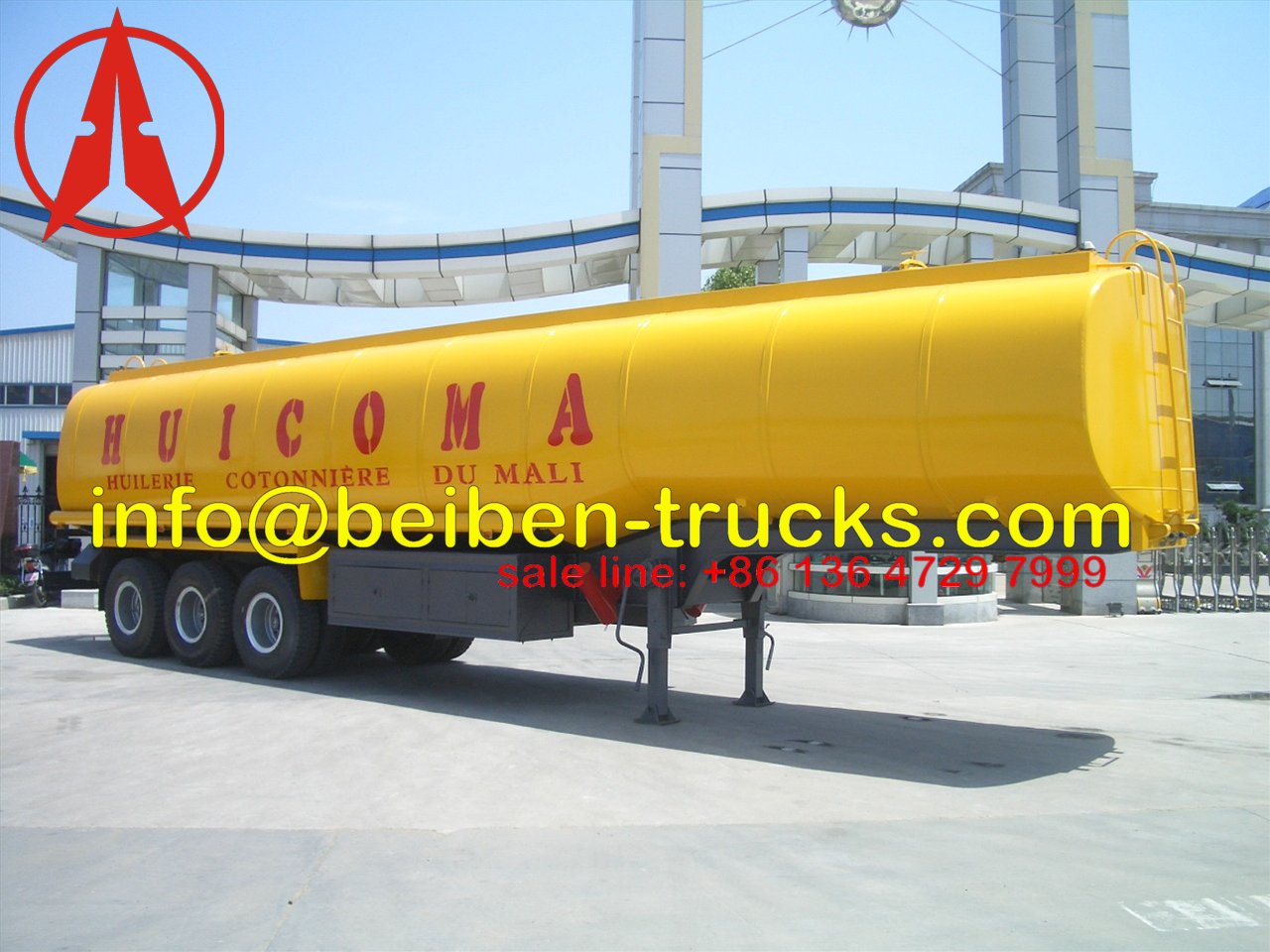 40 CBM oil tankers semitrailer 
