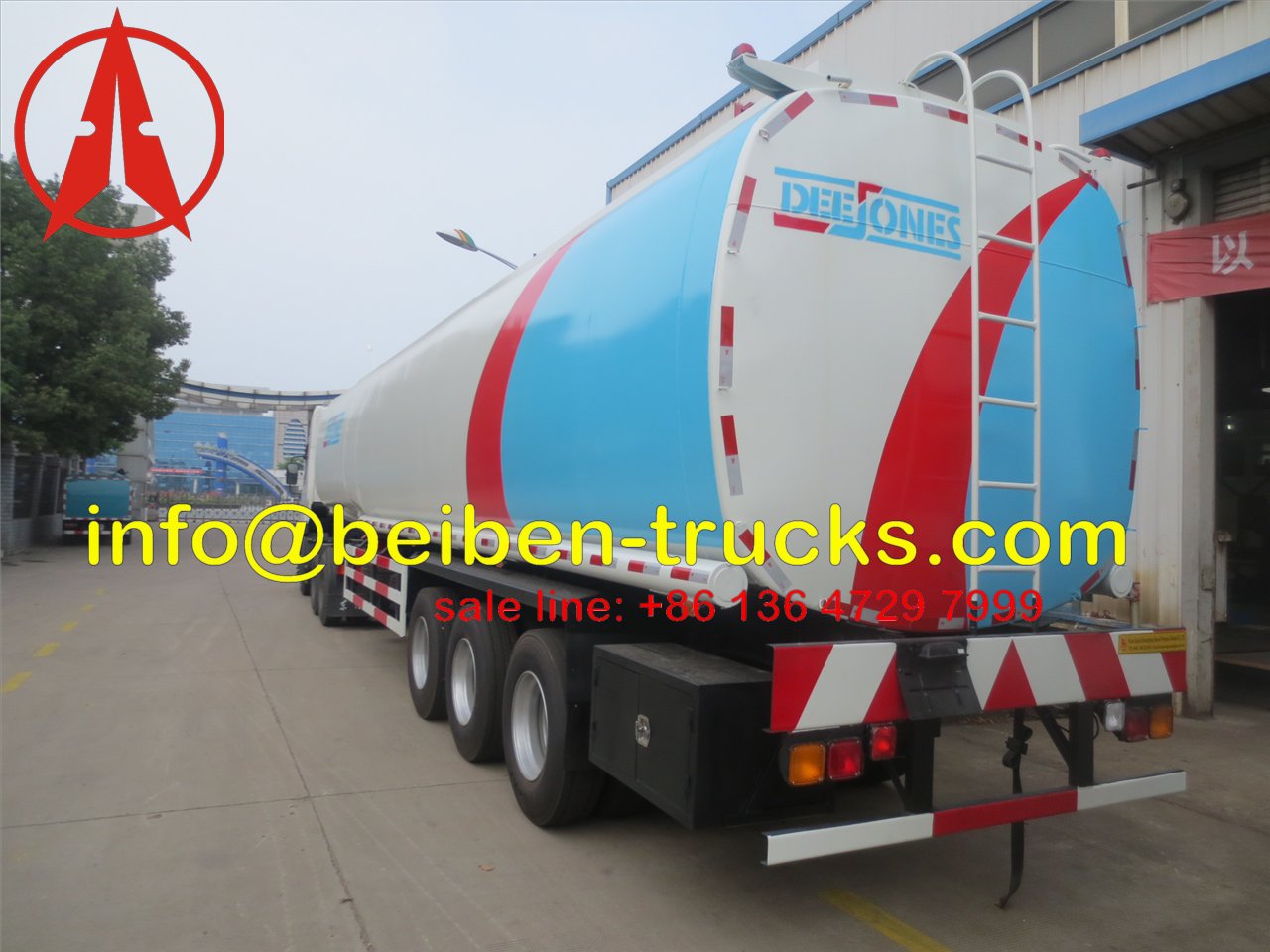 africa 60 CBM fuel tanker semitrailer manufacturer 