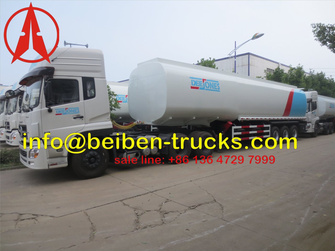 africa 60 CBM fuel tanker semitrailer manufacturer 