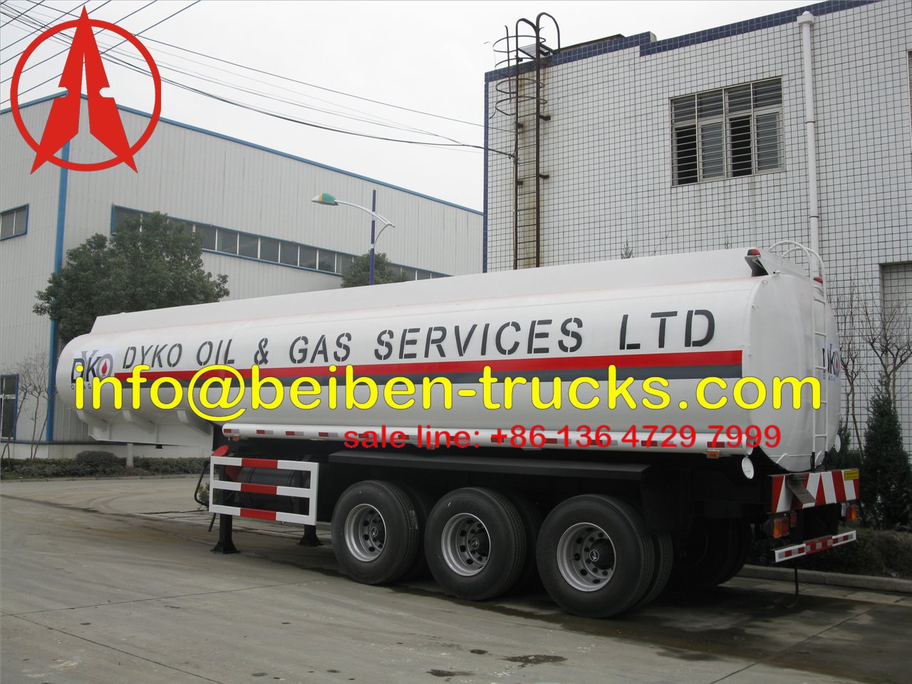 nigeria fuel tanker semitrailer supplie