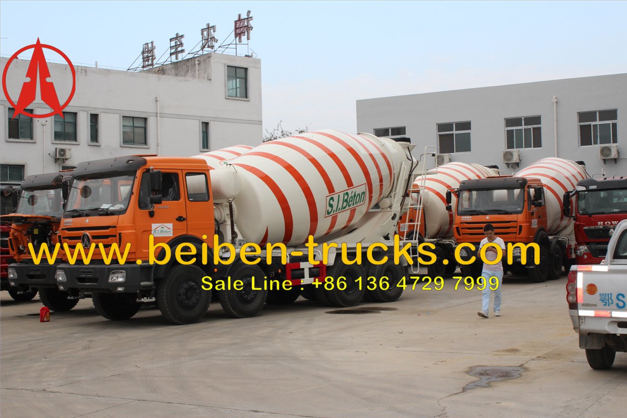 beiben 12 cbm mixer truck manufacturer 