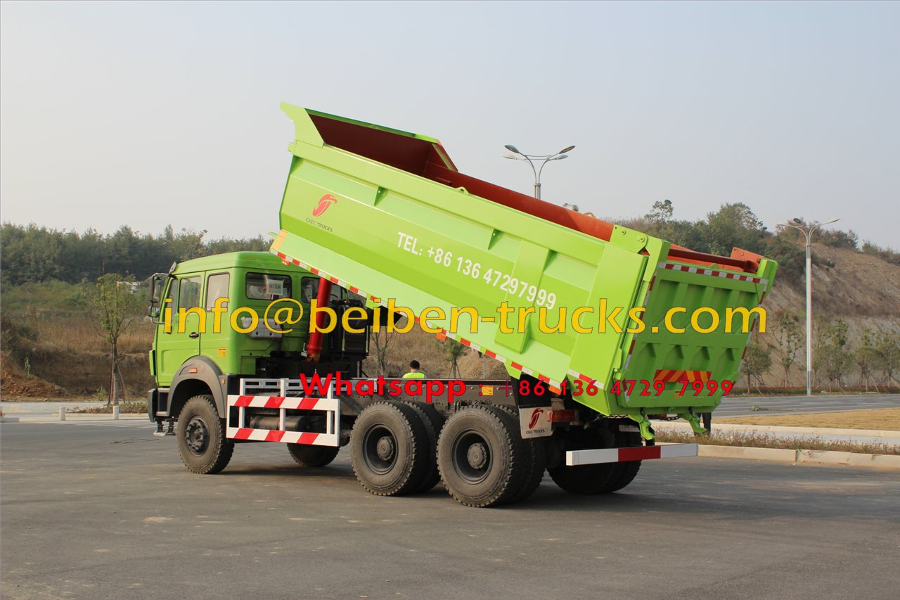 Popular in Africa Factory heavy duty truck 6x4 dump truck beiben dump truck 