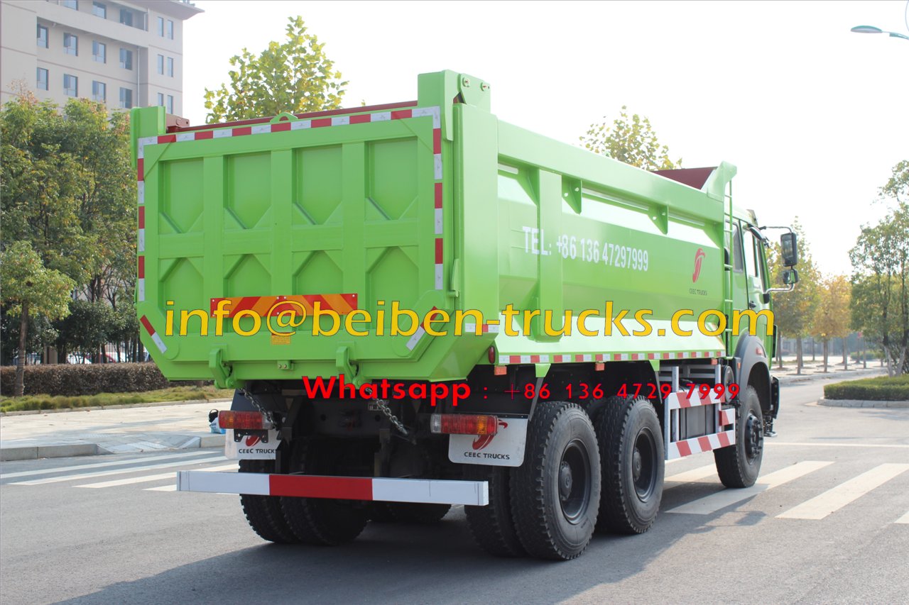 Low price for high quality China 30 ton truck 6X4 beiben dump truck 