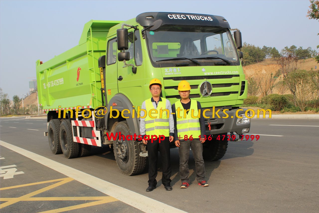 Using Mercedes-Benz Technology China beiben 30 ton dump truck sale 