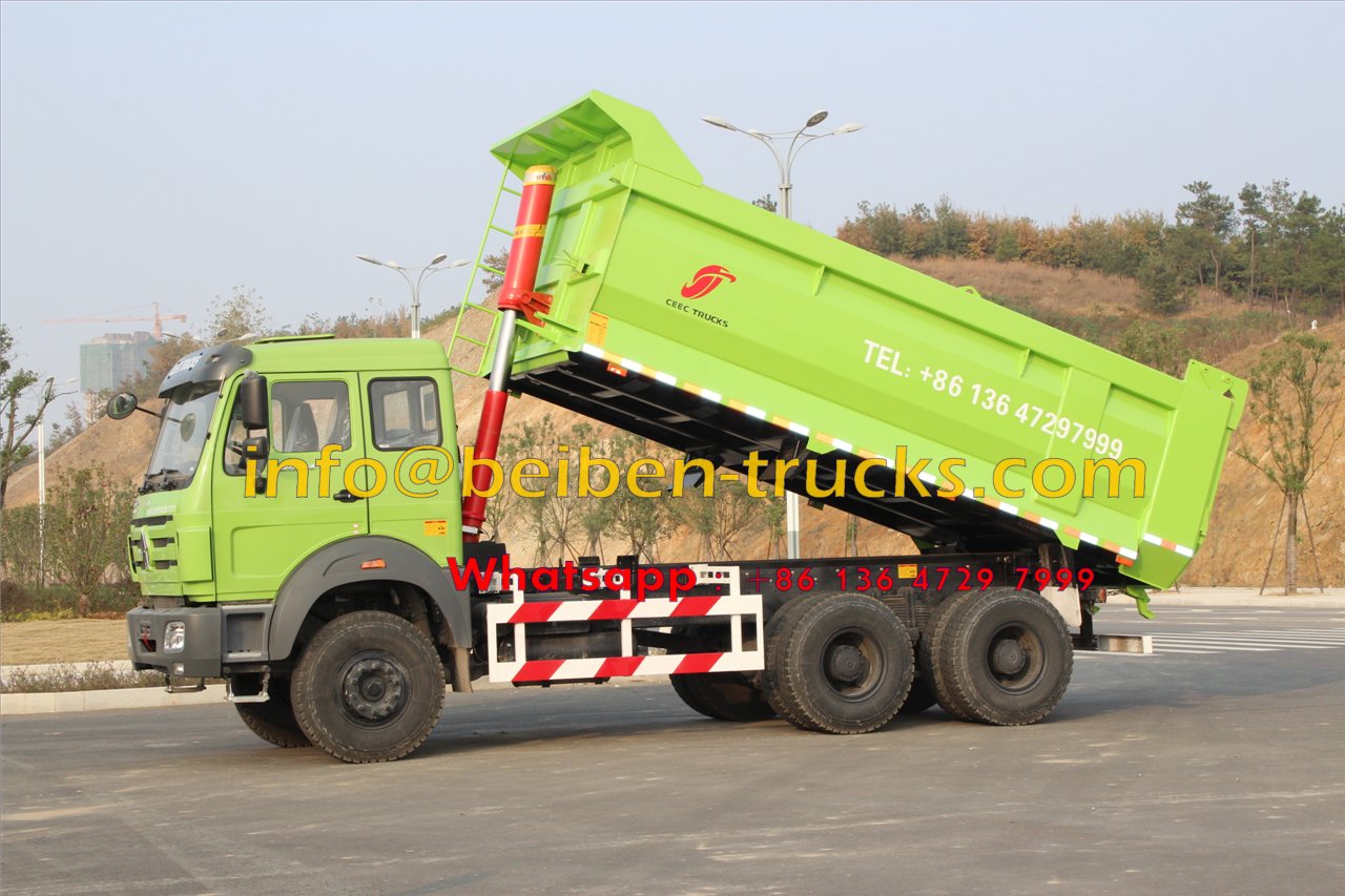 Use Mercedes Benz Technology 340hp & 380hp Beiben North Benz Dump Truck For Algeria 