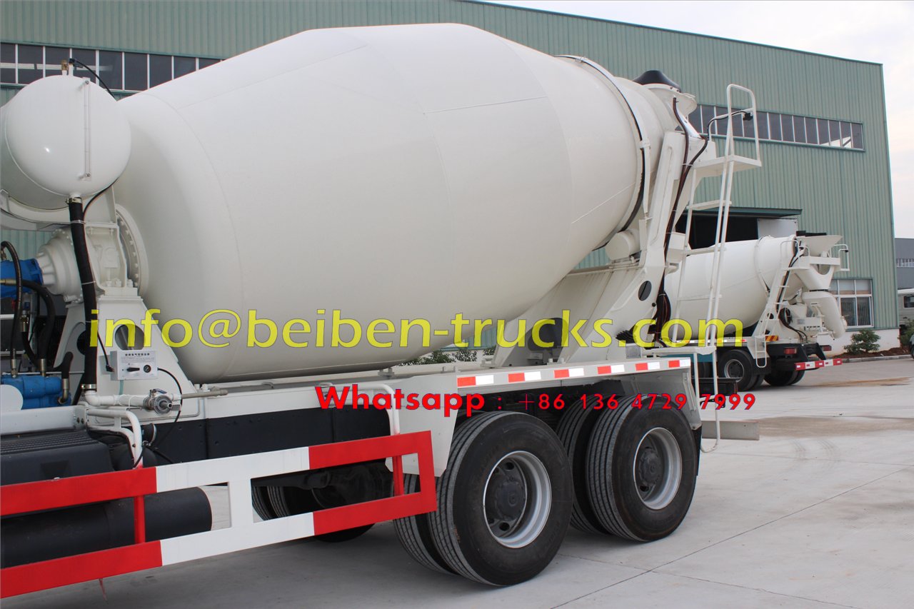 beiben 10 wheeler concrete mixer truck