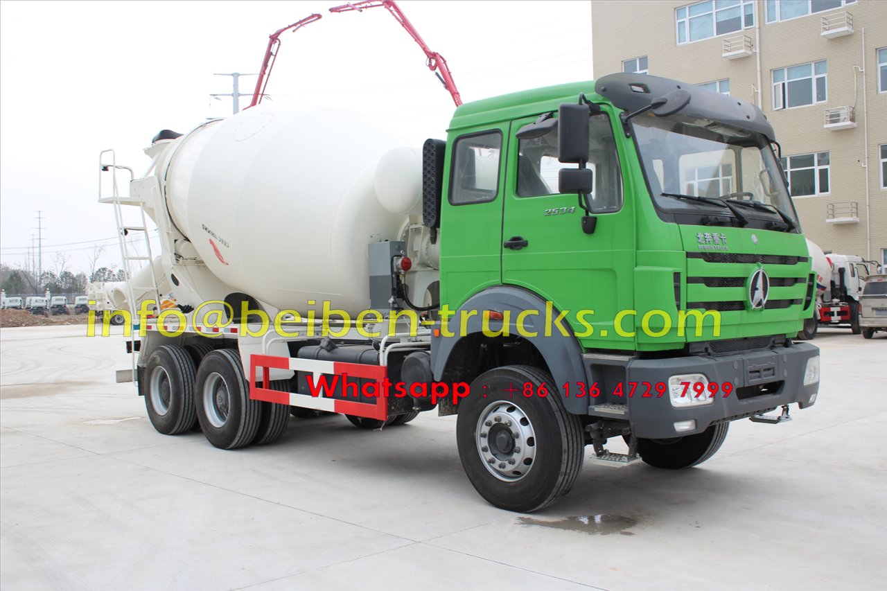 beiben 9 CBM concrete mixer truck manufacturer