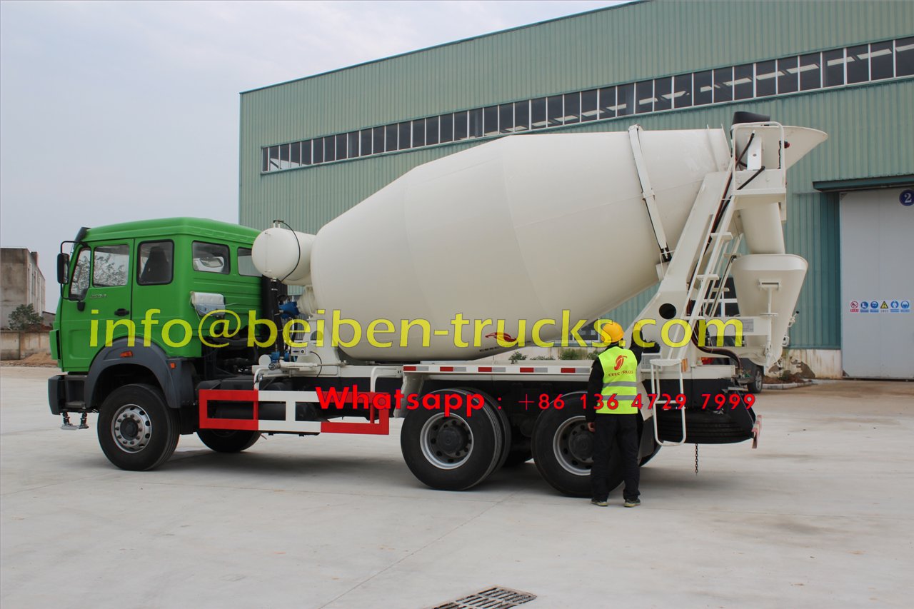 north benz 10 CBM concrete mixer truck 