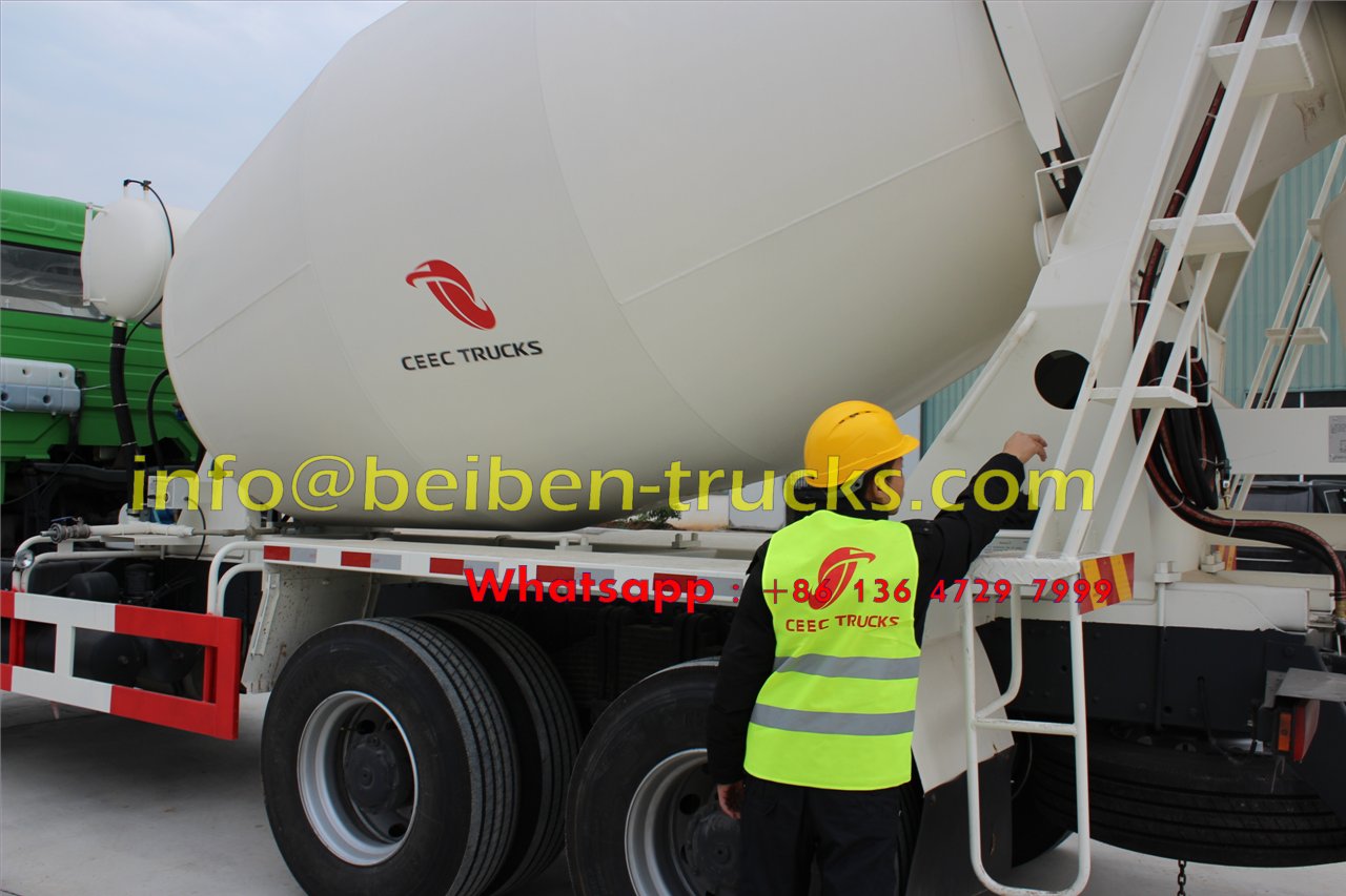 north benz 10 CBM concrete mixer truck 