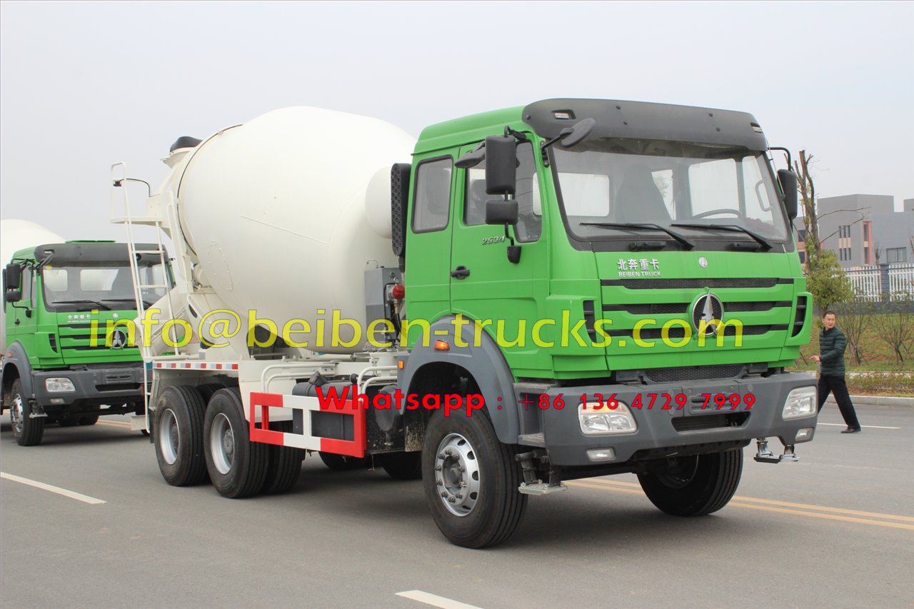 North Benz /Beiben self loading concrete mixer truck