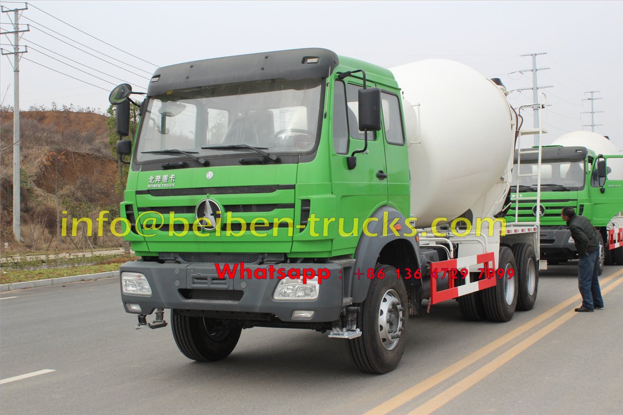 North Benz /Beiben self loading concrete mixer truck