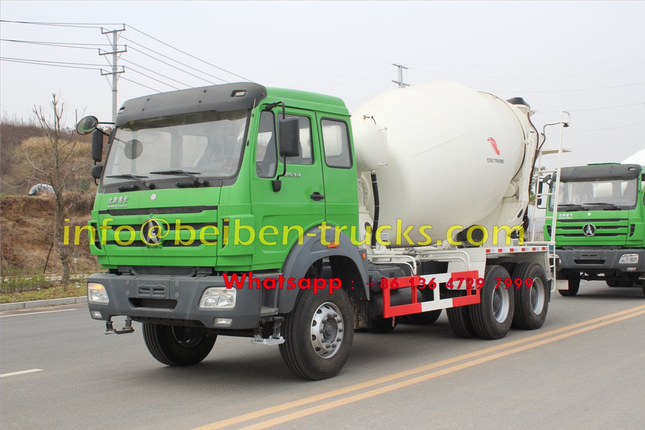 North Benz /Beiben self loading concrete mixer truck