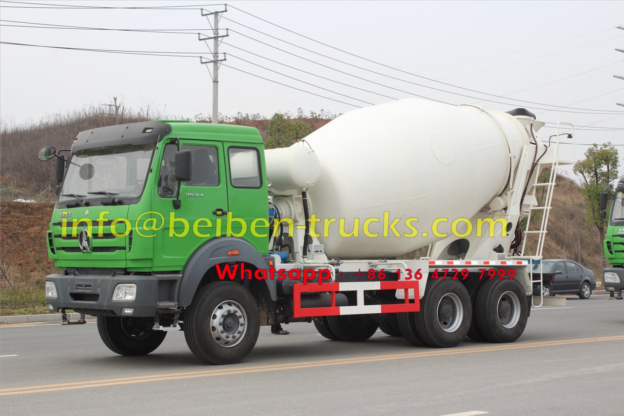 North Benz /Beiben self loading concrete mixer truck