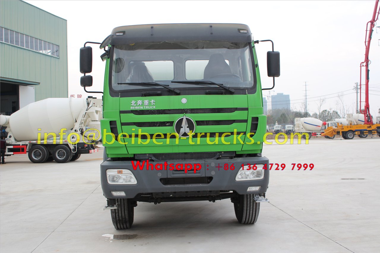 Using mercedes benz technology Beiben 10 wheel 5 cubic meters concrete truck 