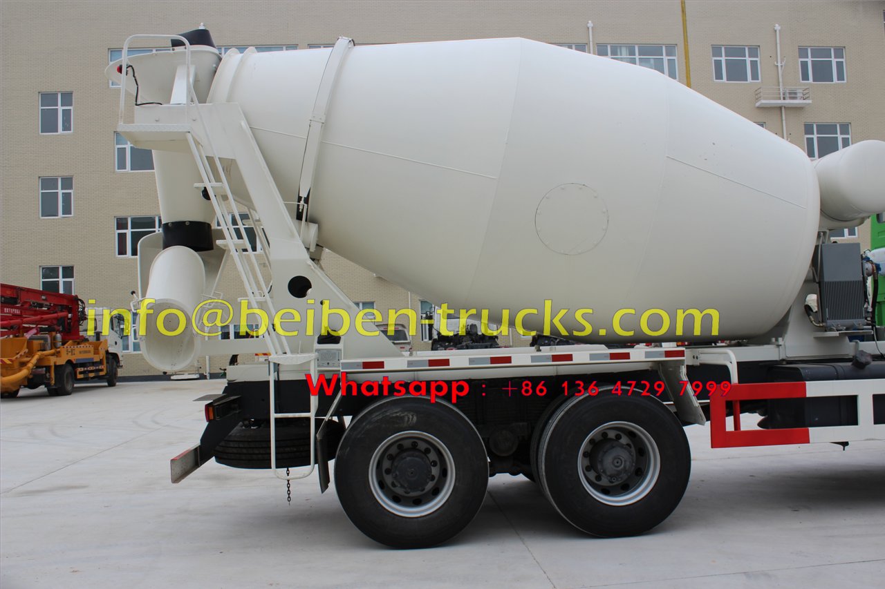 China high quality Beiben 6X4 concrete mixer truck for sale 