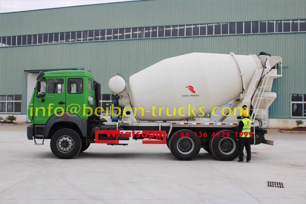 North Benz NG80 6x4 concrete mixer truck cement truck 