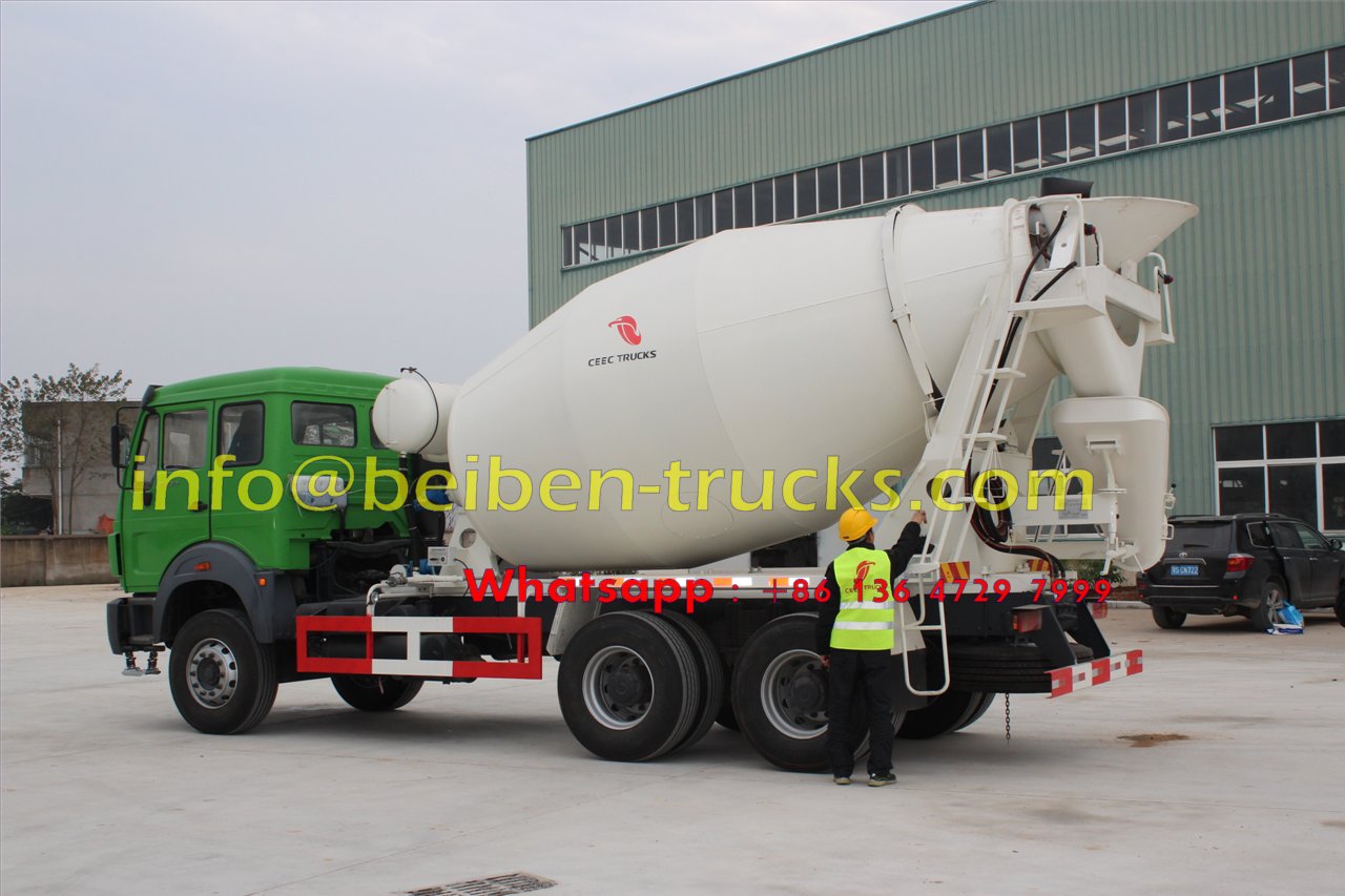 North Benz NG80 6x4 concrete mixer truck cement truck 