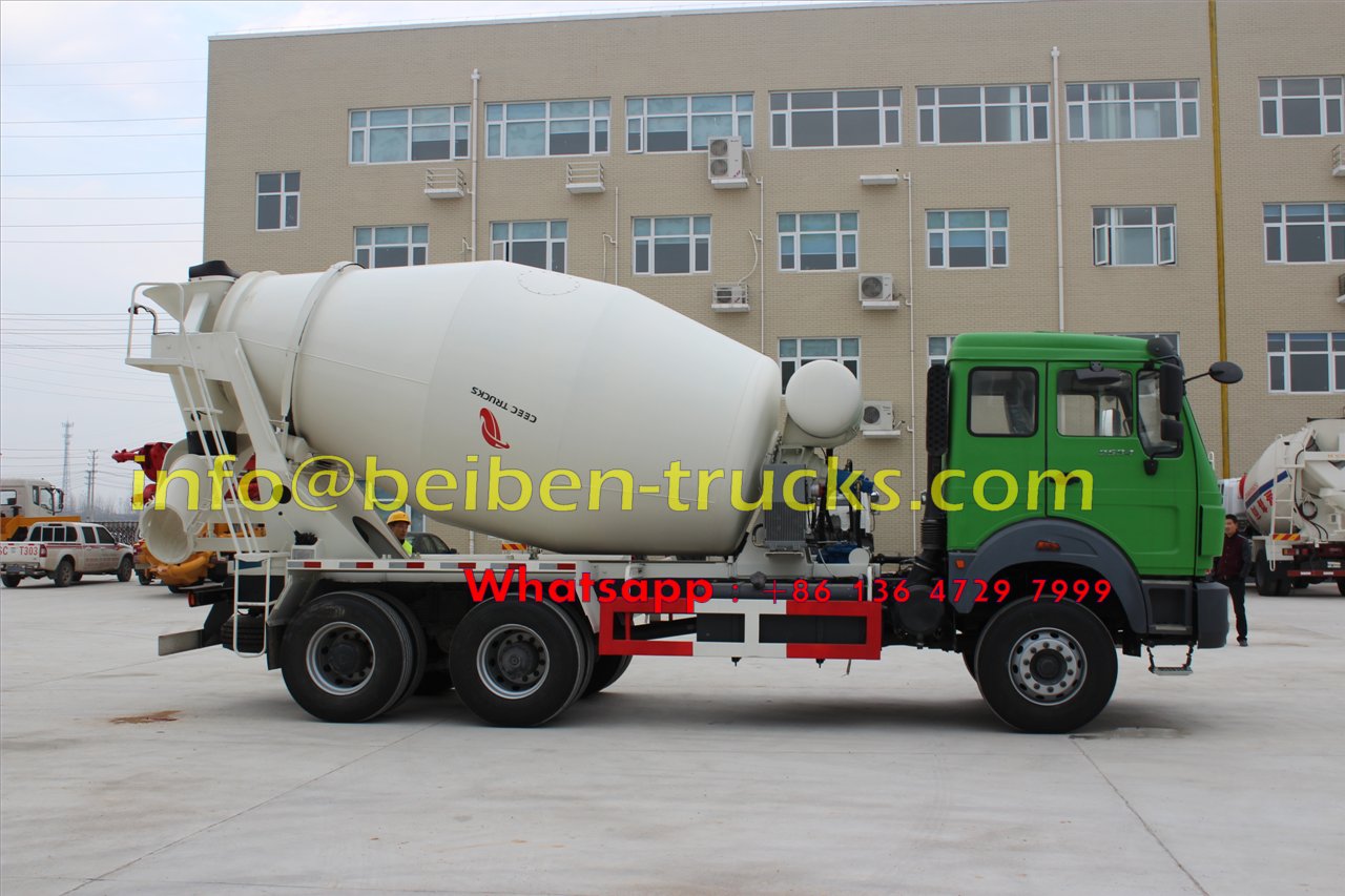 North Benz 6x4 self loading brand new cement mixer truck