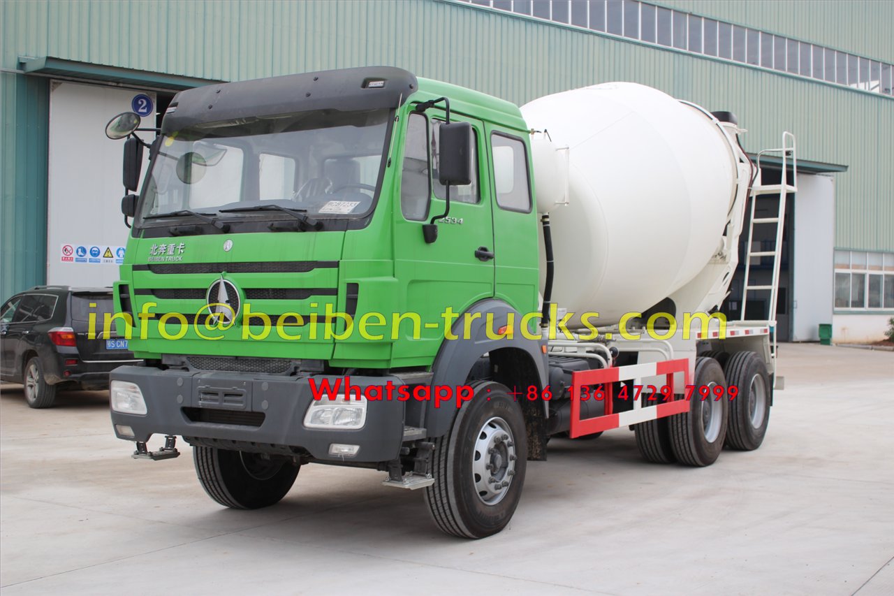 China famous brand Beiben 8 cubic meters concrete mixer truck 