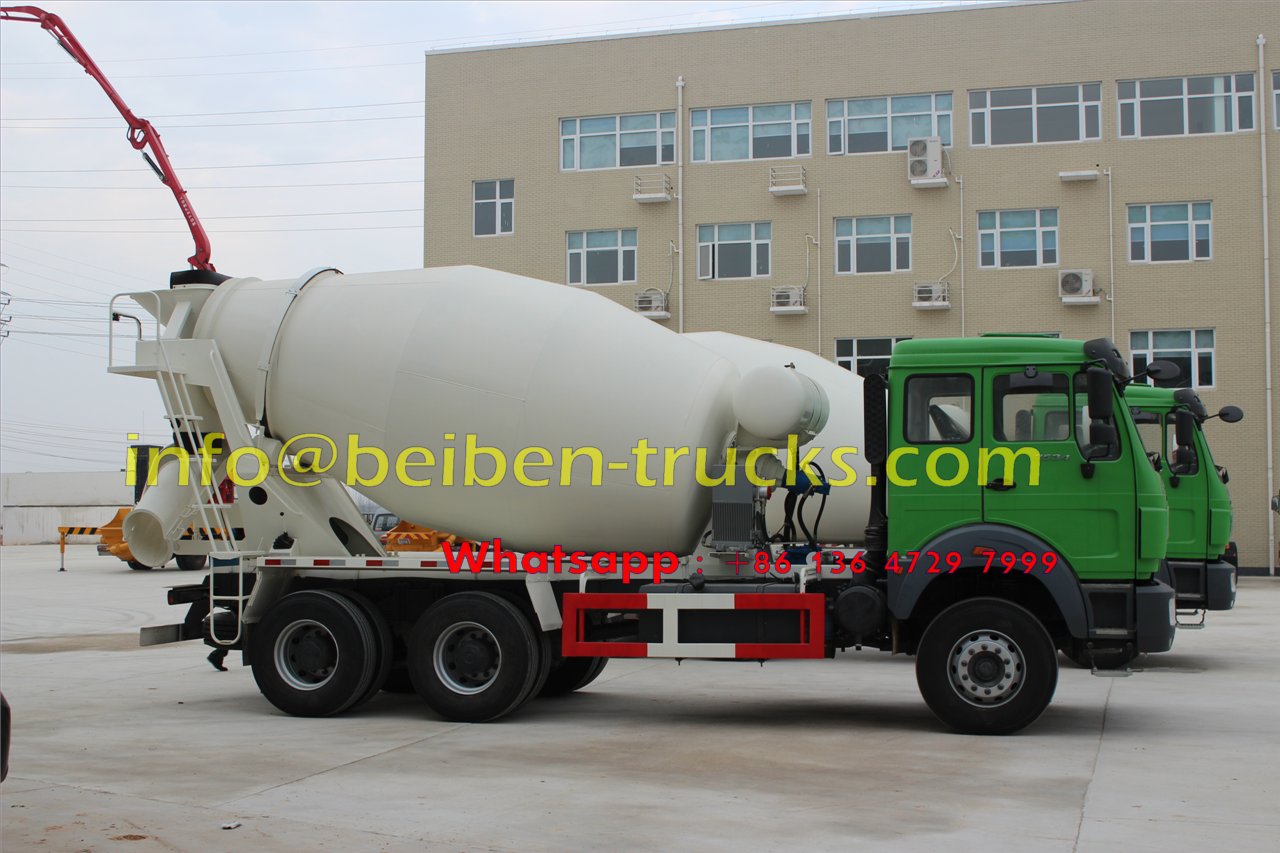 Good condition Beiben 336hp 6X4 concrete truck 