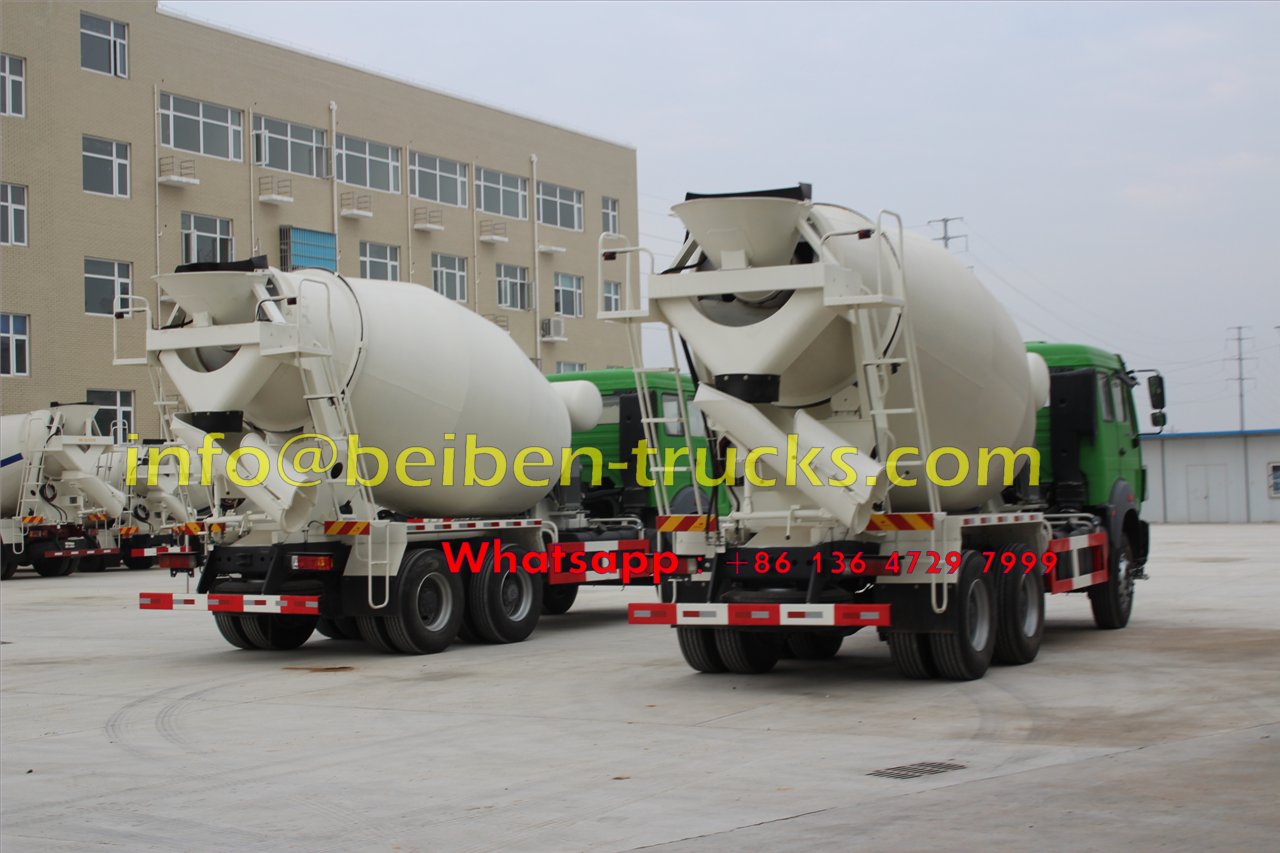 Good condition Beiben 336hp 6X4 concrete truck 