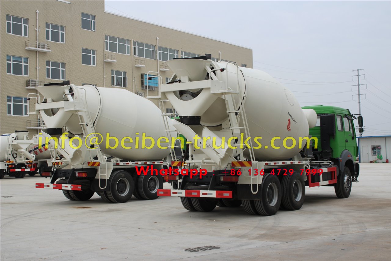 Good condition Beiben 336hp 6X4 concrete truck 