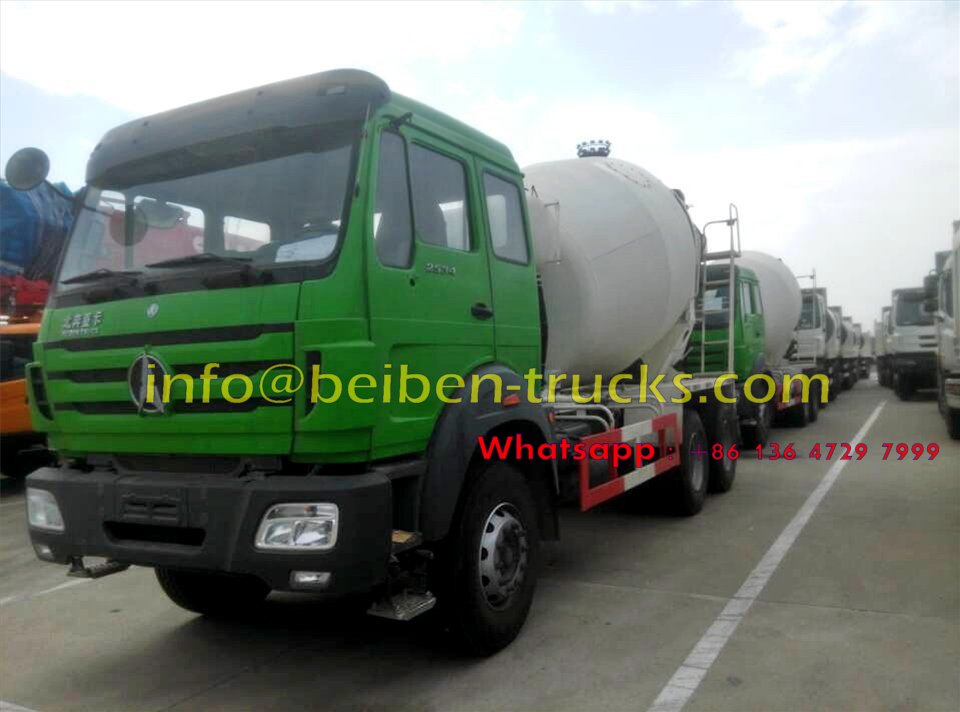 beiben 2534 concrete mixer truck shippment.