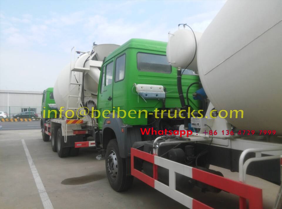 beiben 2534 concrete mixer truck shippment.