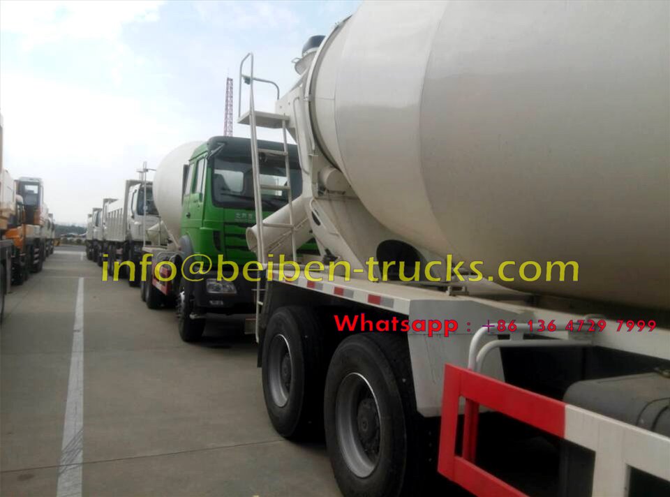 beiben 2534 concrete mixer truck shippment.