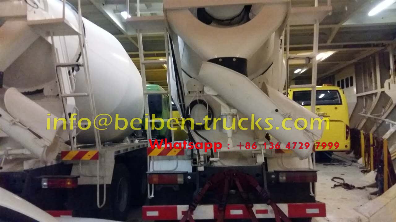 beiben 2534 concrete mixer truck shippment.