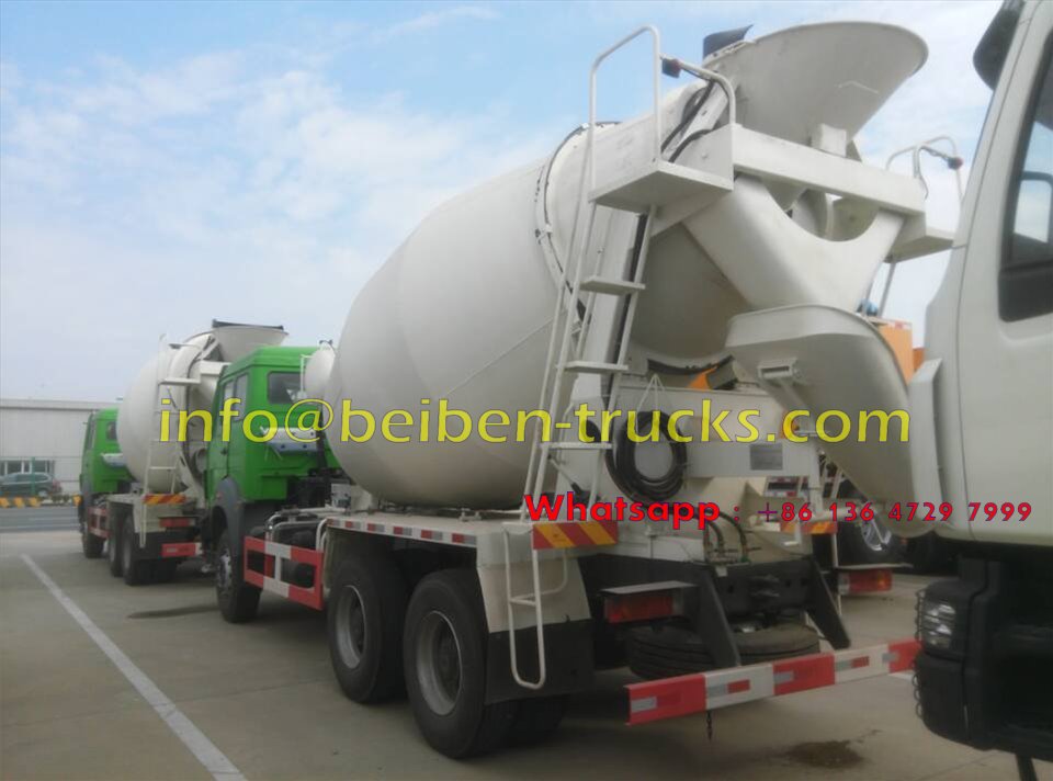 beiben 2534 concrete mixer truck shippment.