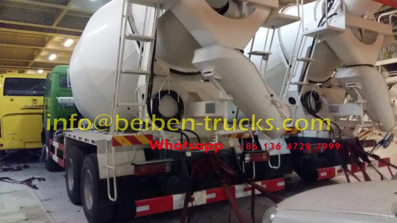 beiben 2534 concrete mixer truck shippment.