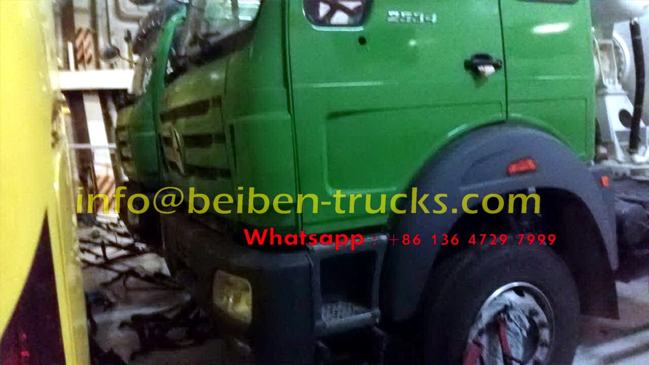 beiben 2534 concrete mixer truck shippment.