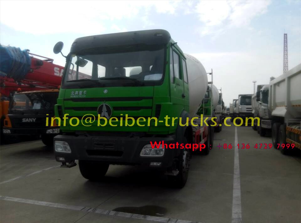 beiben 2534 concrete mixer truck shippment.