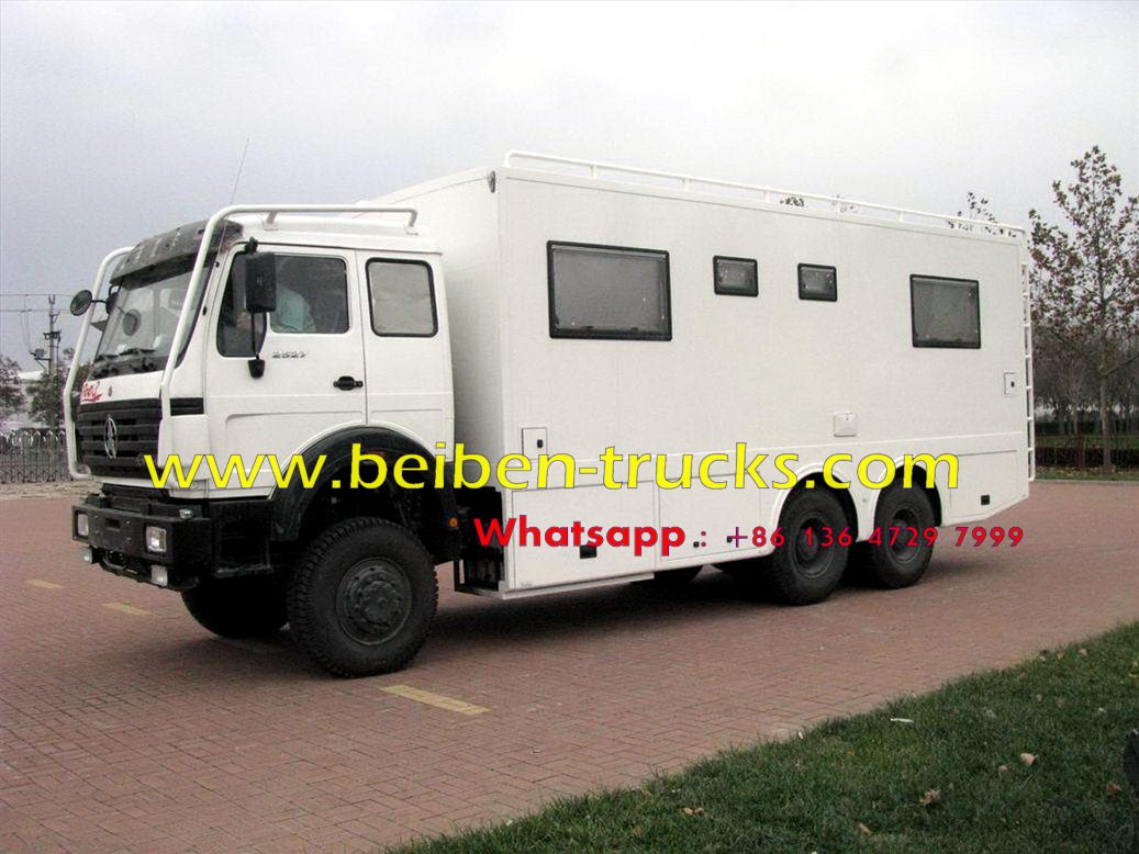 Beiben 6 wheel drive Recreational Vehicle