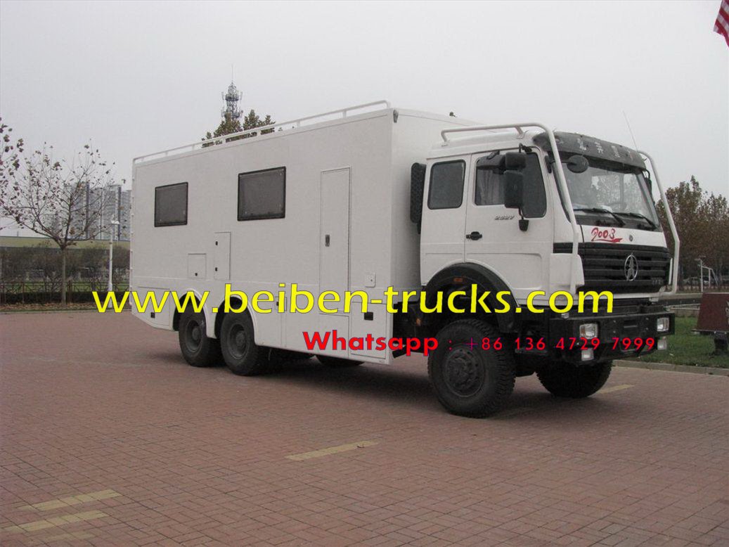 Beiben 6 wheel drive Recreational Vehicle