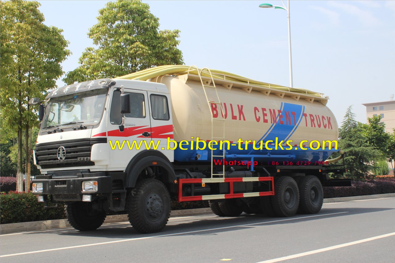 beiben 2534 off road bulk cement truck