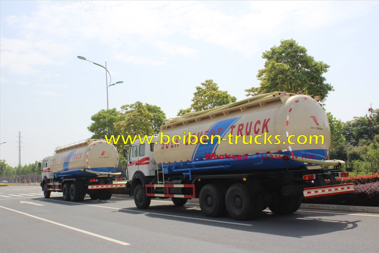 beiben 2534 off road bulk cement truck