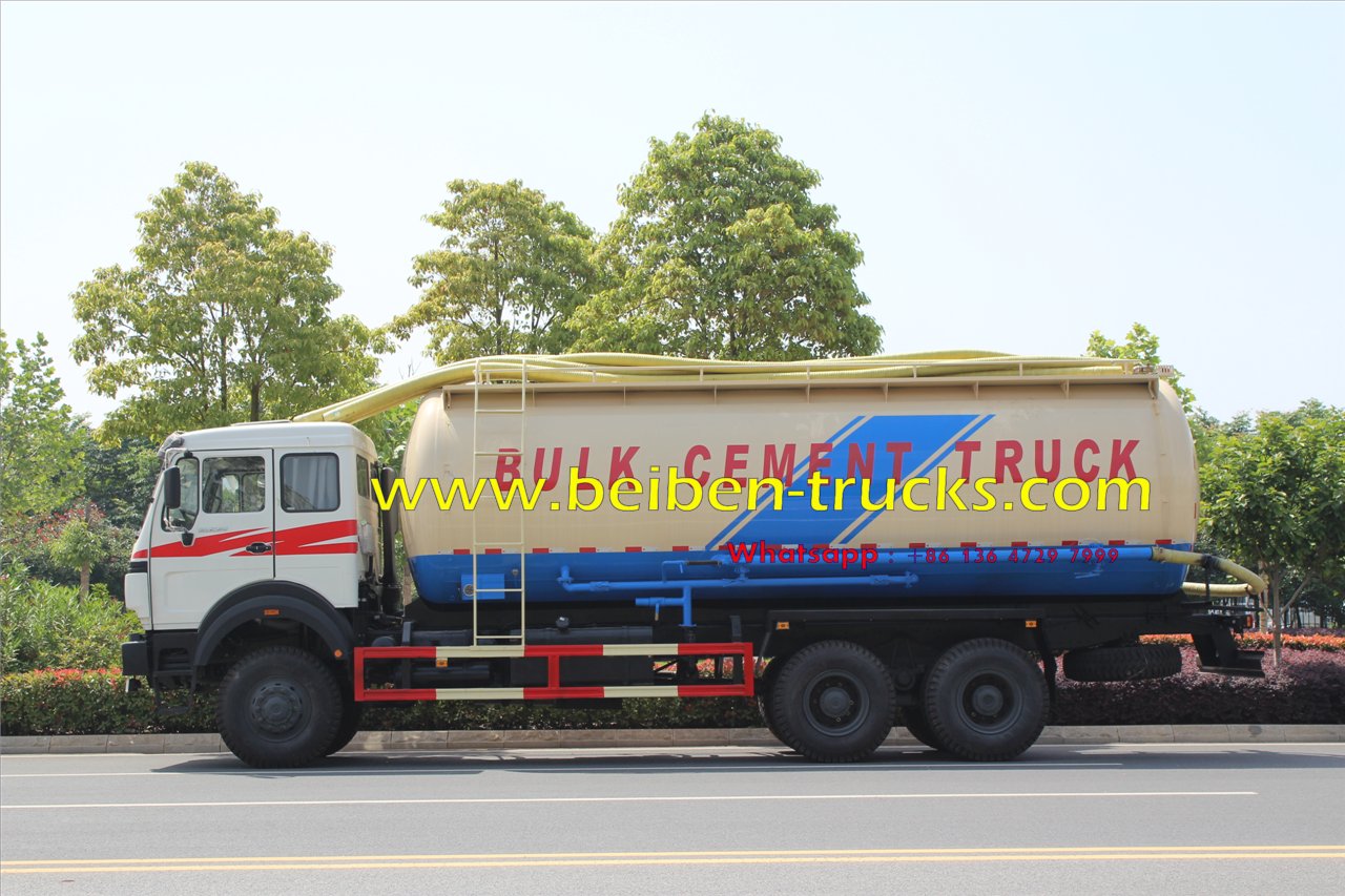 beiben 2534 off road bulk cement truck