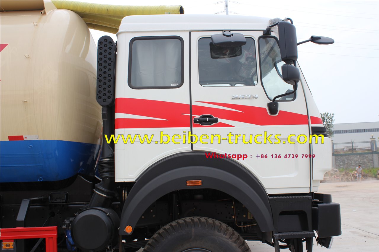 beiben 2534 off road bulk cement truck