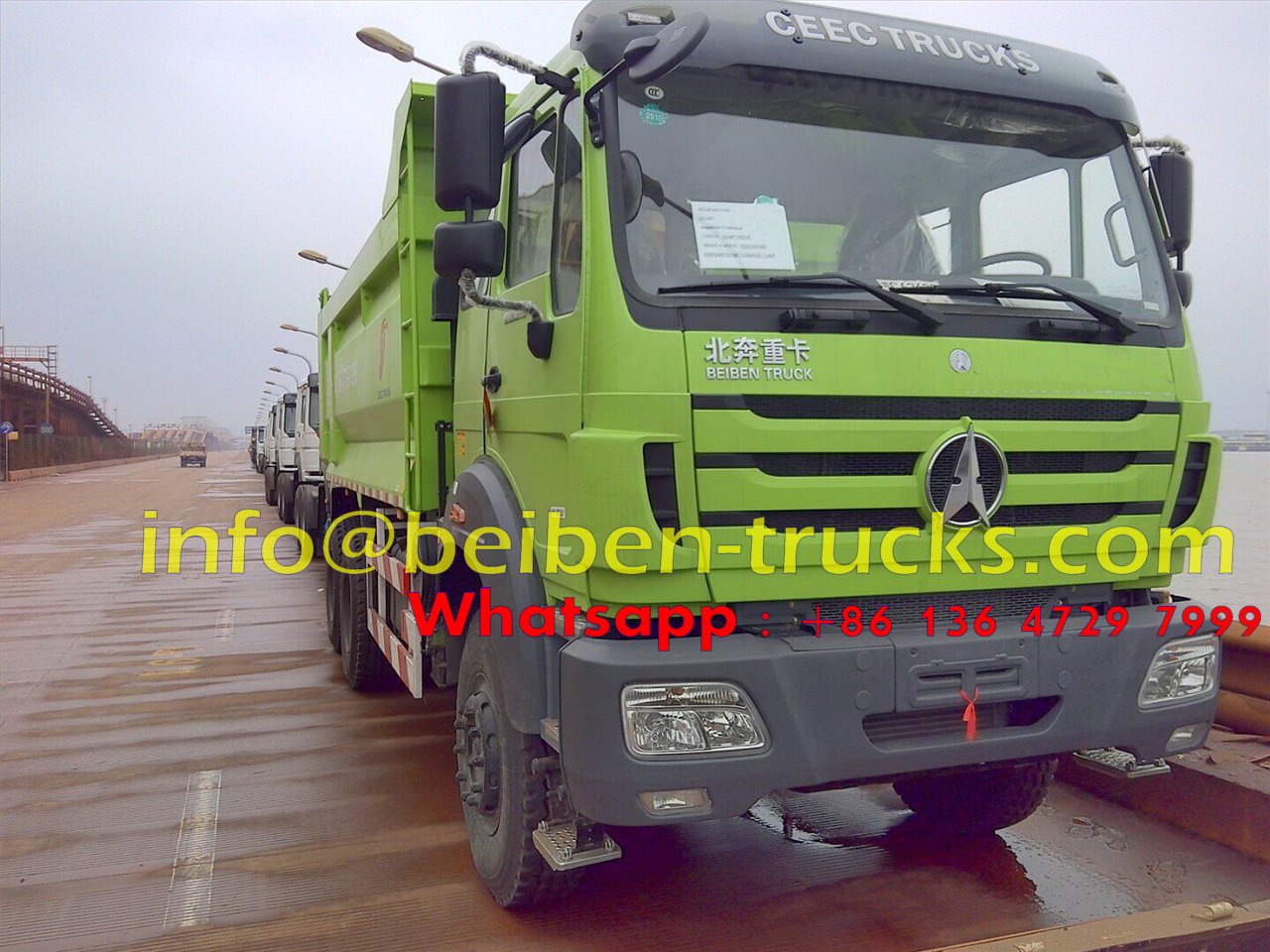 beiben 70 T dump truck manufacturer 