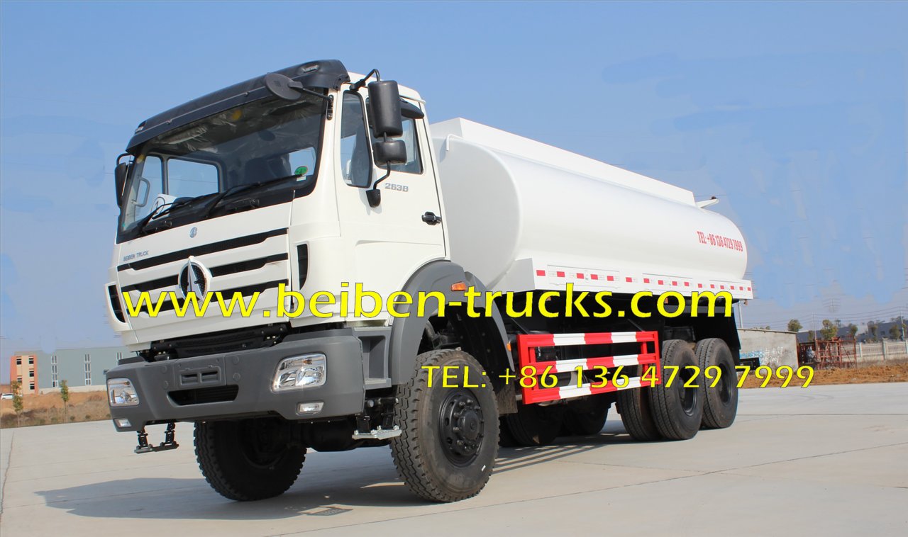 beiben 2538 all wheel drive tanker truck