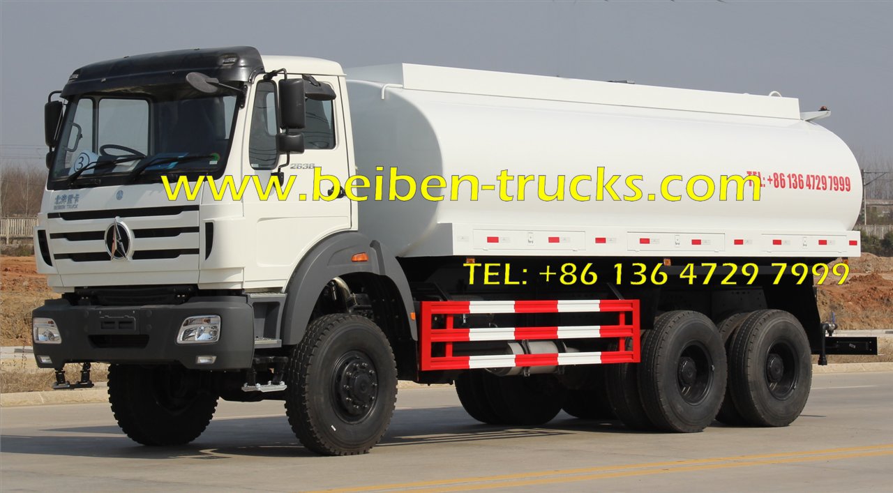 beiben 2538 water tanker truck 