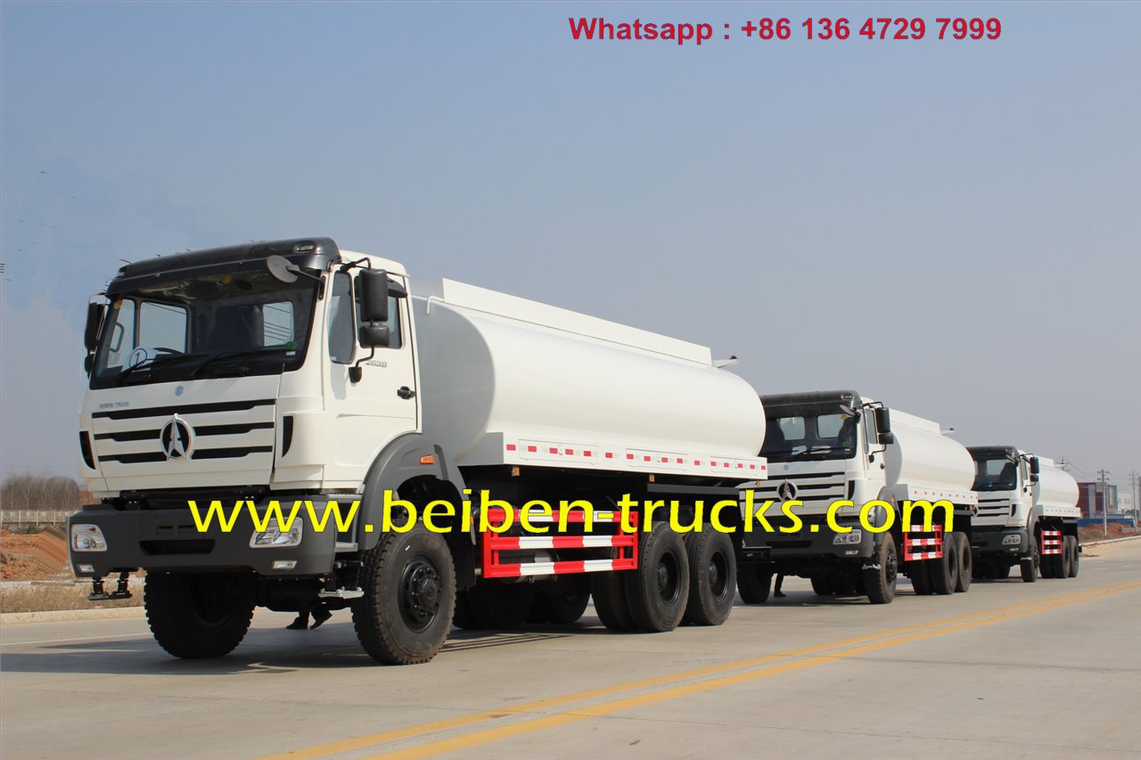 Beiben 2638 off road water tanker trucks