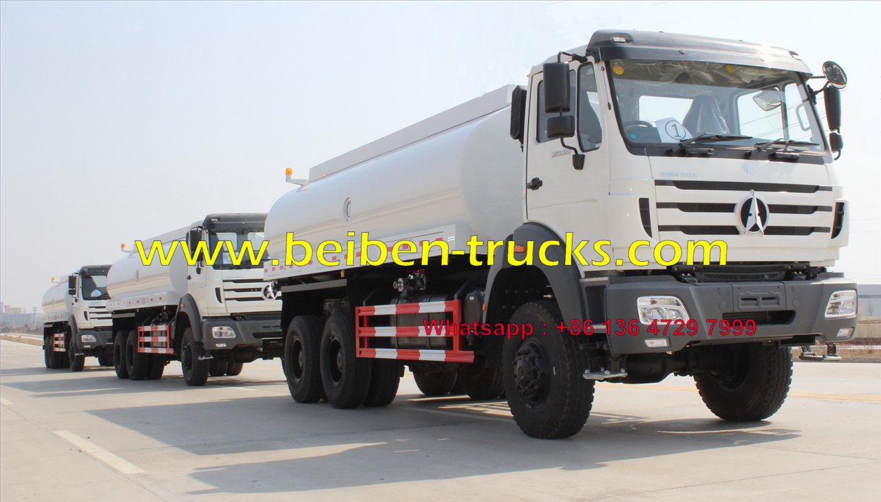 Beiben 2638 off road water tanker trucks